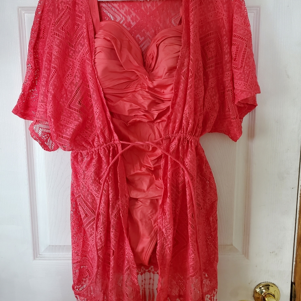 Bathing suit and cover up
